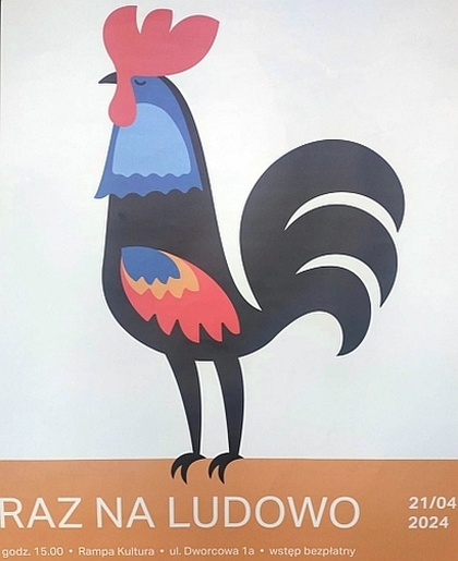 Plakat Raz na Ludowo 